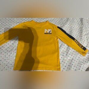 Nautica Boys Logo Long-sleeve Tshirt
